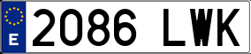 Truck License Plate